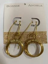 Mini Scribble Circle Örhängen för wholesale av Angela Catirina Jones