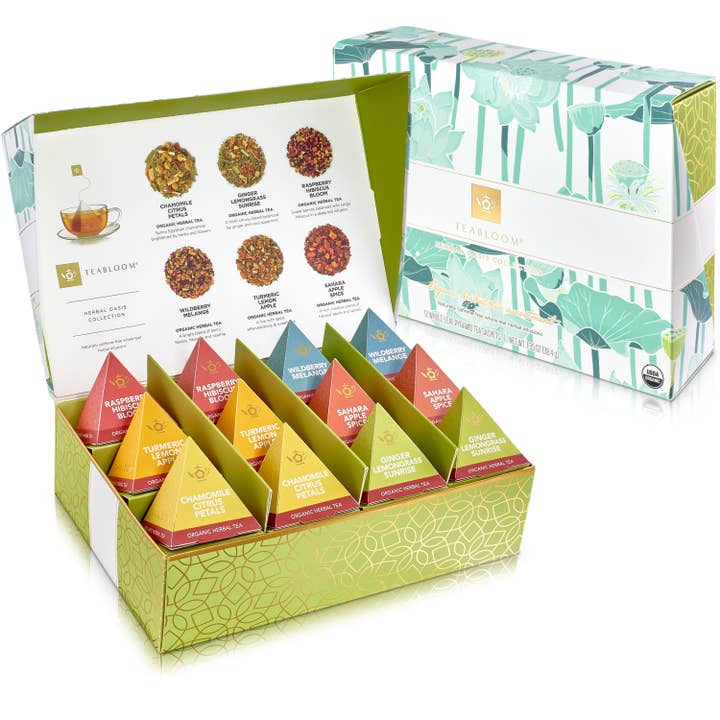 Teabloom Herbal Oasis Presentation Box for wholesale by Teabloom