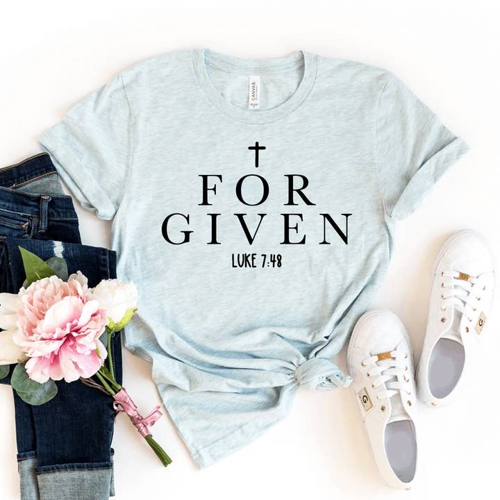 Forgiven Luke T-shirt - Bella Canvas for wholesale by Printliss