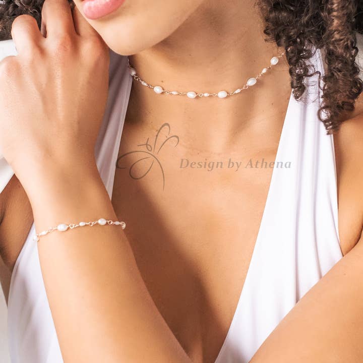 Design by Athena - Wholesale Beaded Bracelet - Freshwater Pearl Bracelet