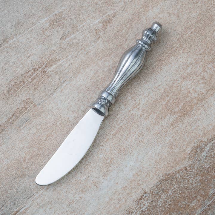 Stainless Steel Spreader w/ Ribbed Handle for wholesale by India Handicrafts Inc