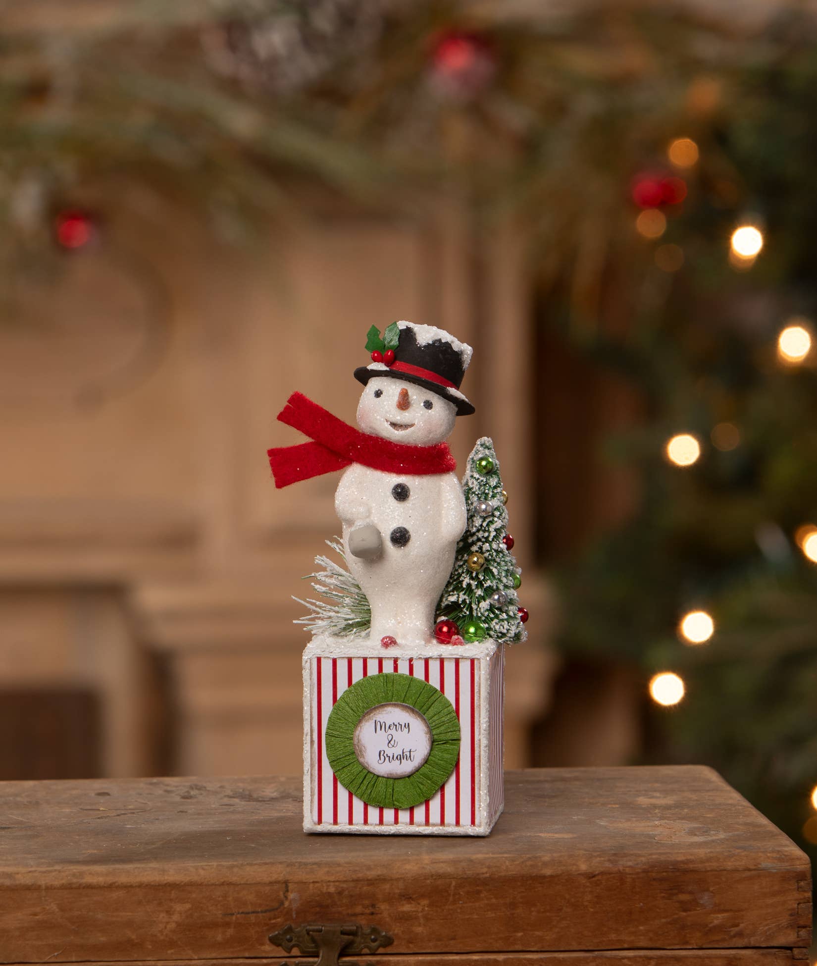 Bethany Lowe Designs - Wholesale Decorative Figurine - Merry & Bright Snowman0