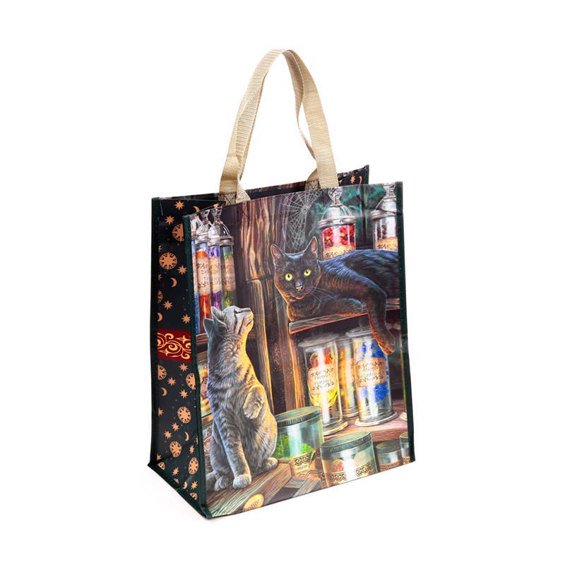 Puckator Ltd – wholesale Grocery/shopping bag – Lisa Parker Magical Emporium Cat Reusable Shopping Bag0