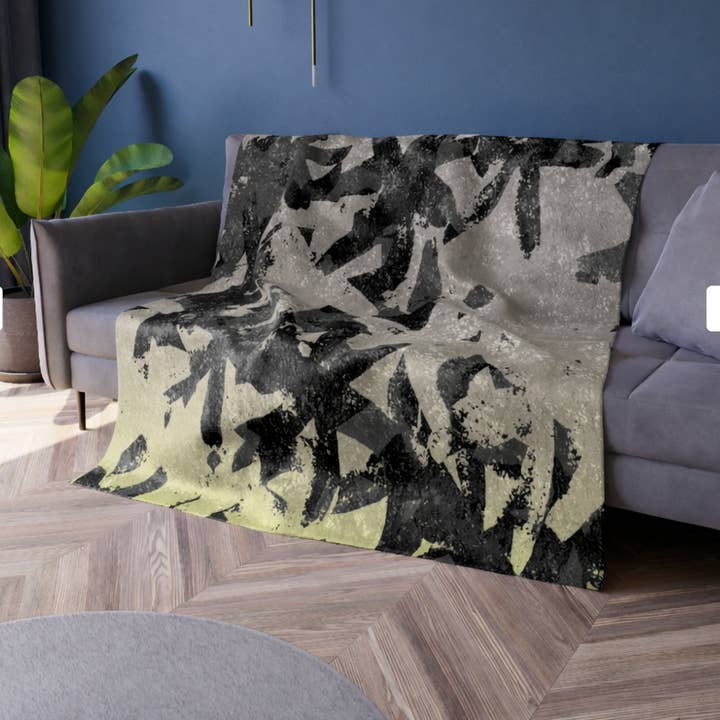 Chaos, But Make It Comfortable - Velvet Blanket for wholesale by softcore interiors