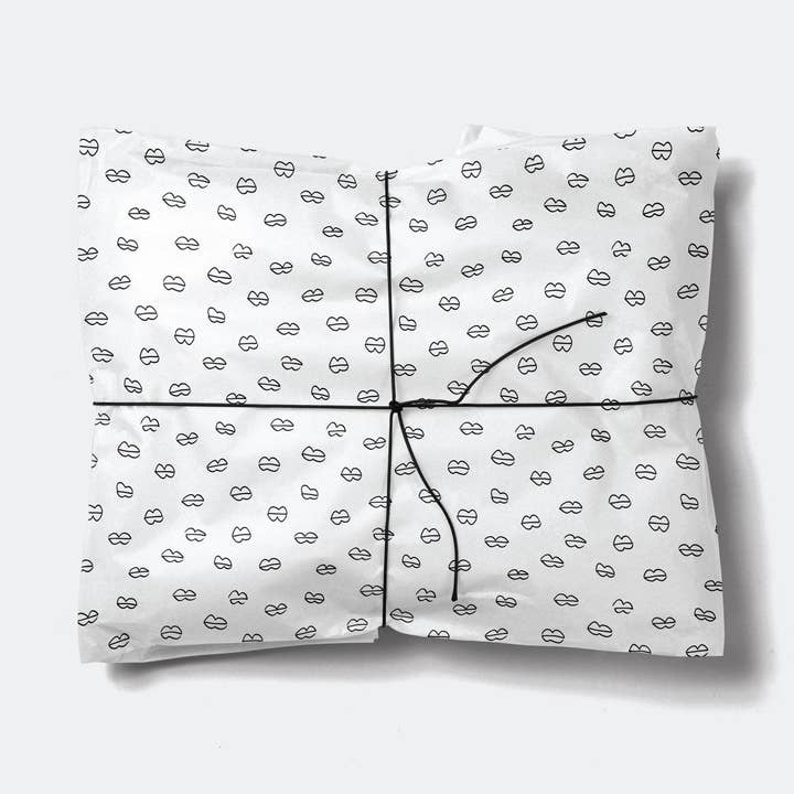 Handdrawn Lips Gift Wrap for wholesale by The Design Craft