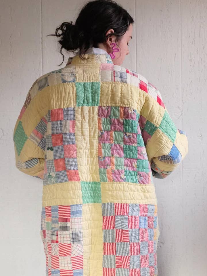 Reclaim Creative - Wholesale Coat - Women's - Quilt Coat - Medium Length // Assorted Quilts2