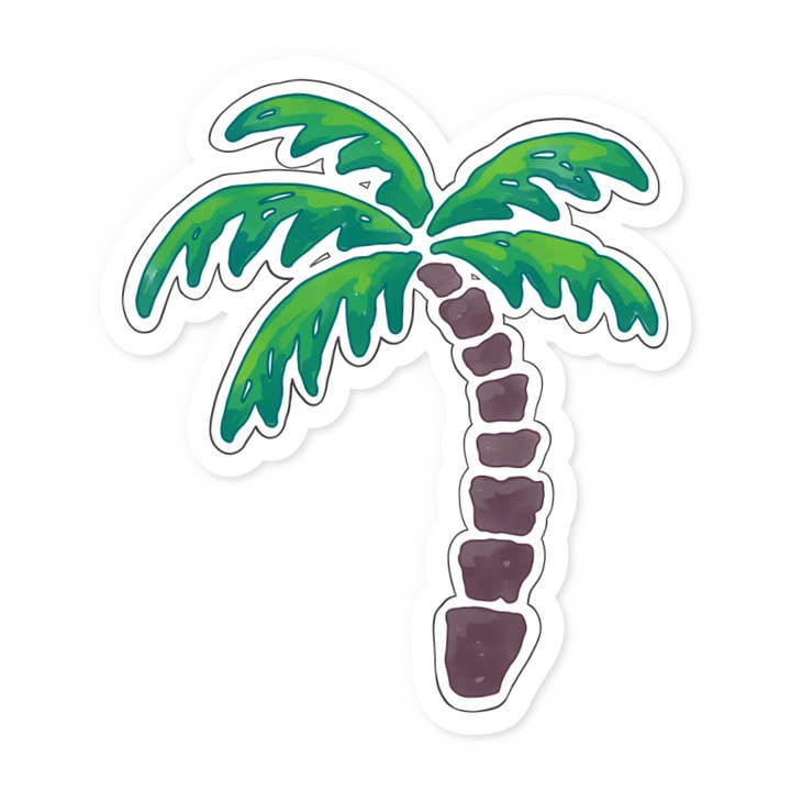 Palm Tree Sticker for wholesale by The Retail Supply