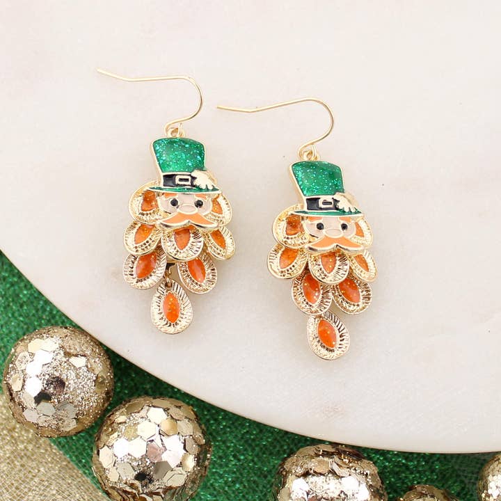 Seasons Jewelry - Venta al por mayor Pendientes colgantes - Pendientes con forma de duende con barba colgante