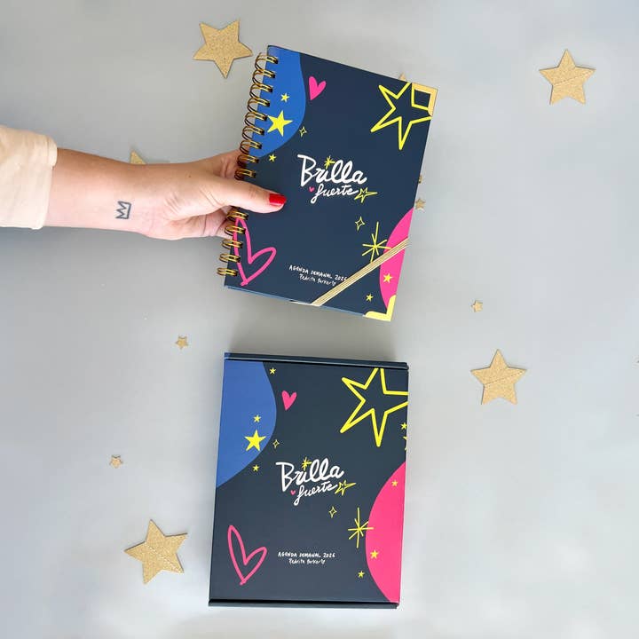 Pedrita Parker - Wholesale Planner - 2026 Agenda Week View - Shine Bright26