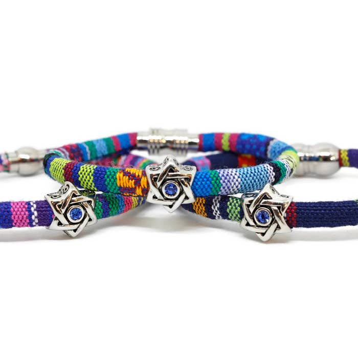 Sea Ranch Jewelry – Pulseira com pendente por atacado – MT6A Judaica Pulseira Estrela de David com Cristais Swarovski Mais Vendida Judaica3