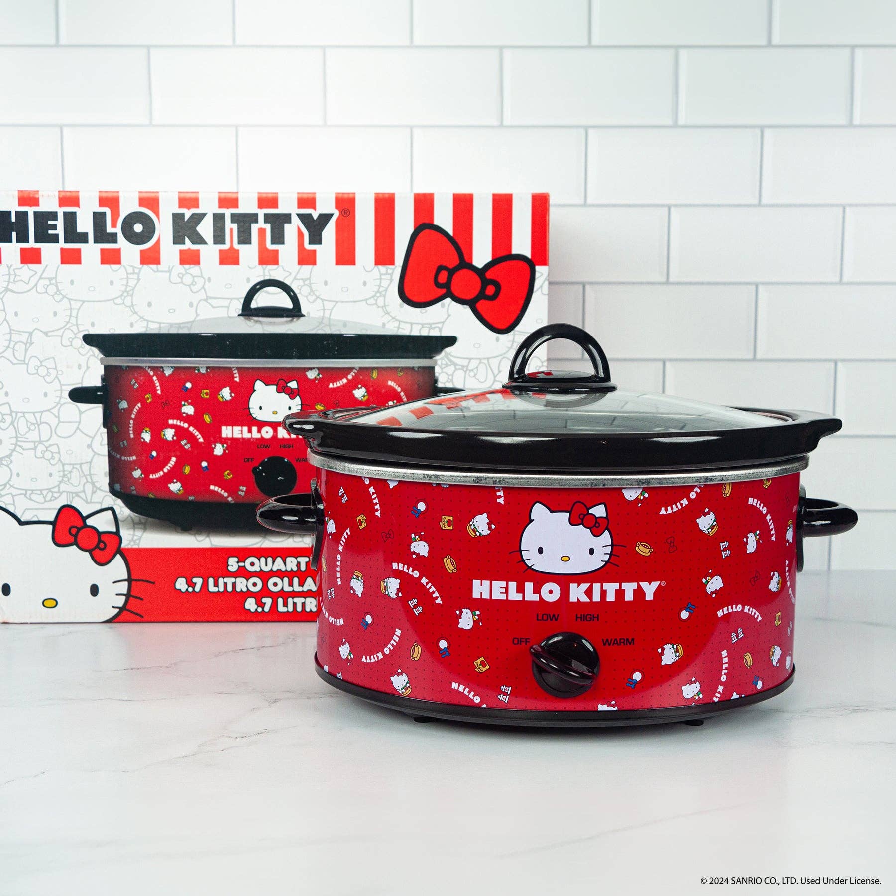Uncanny Brands - Wholesale Kitchen Appliance - Uncanny Brands Hello Kitty 5-Qt Slow Cooker4