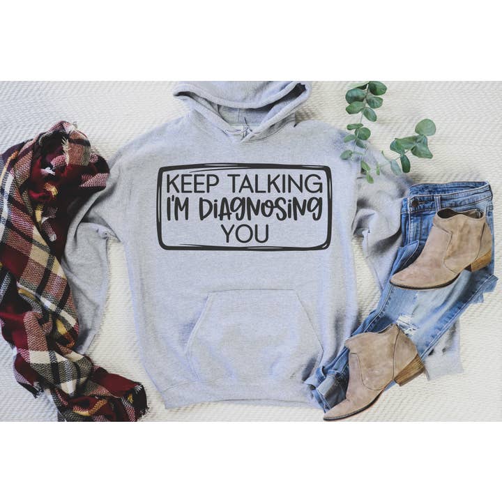 Sweat à capuche Keep Talking pour la vente par Great Tees