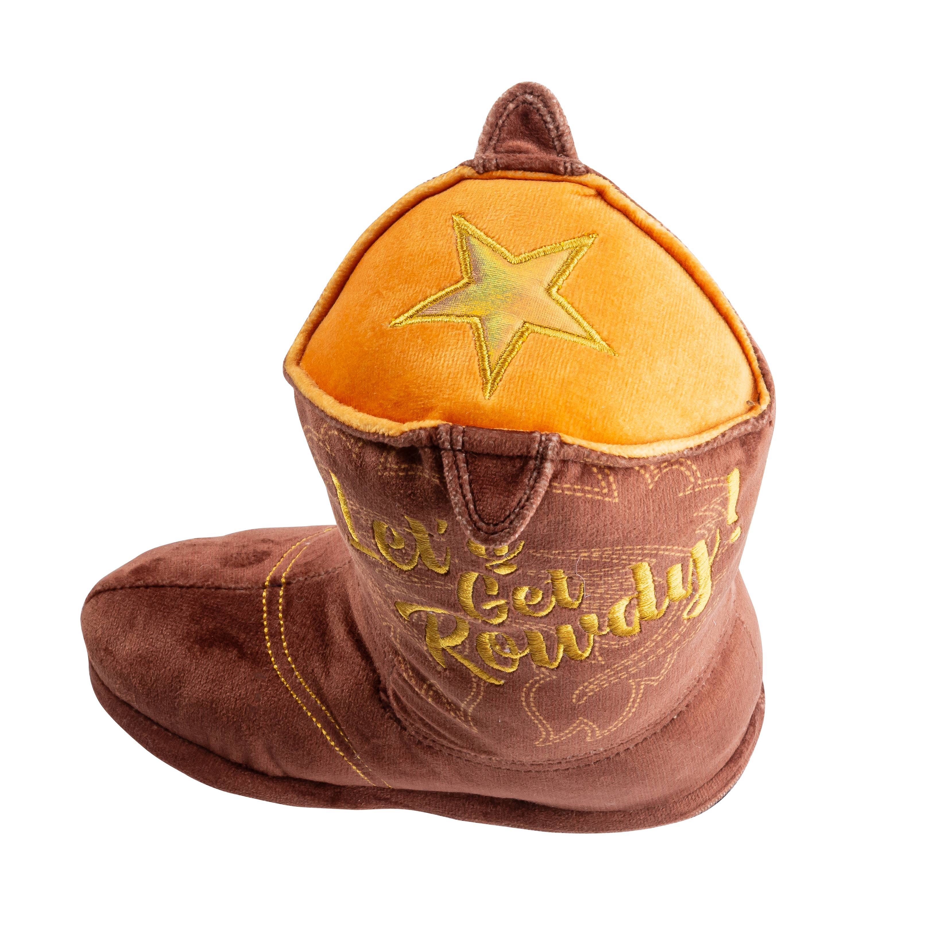 Haute Diggity Dog - Wholesale Pet Plush Toy - Dog - Brown Cowboy Boot1