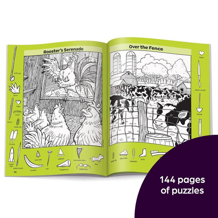 Highlights for Children - Wholesale Coloring & Activity Book - Kids & Baby - Farm Puzzles3