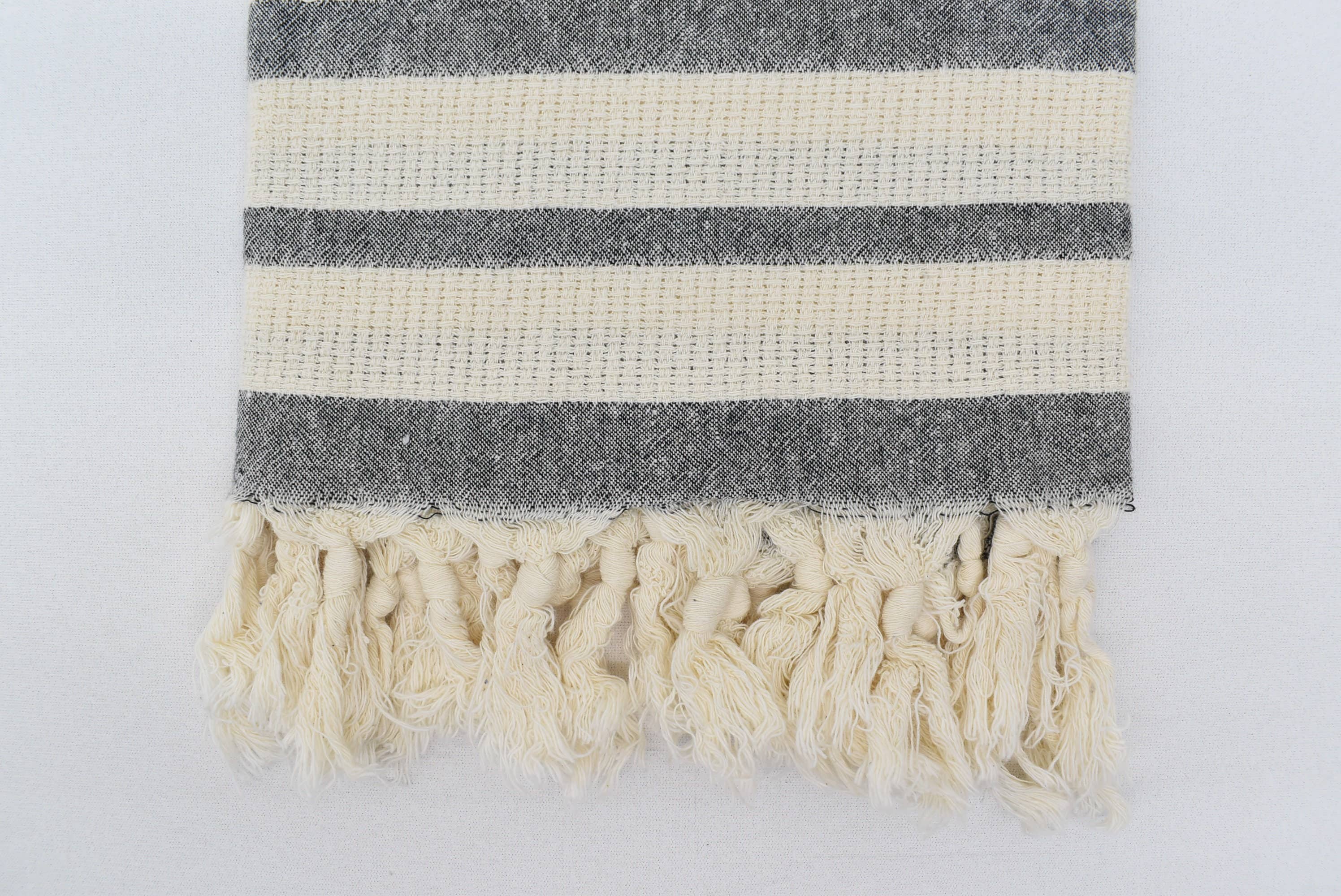 Organic Turkish Towels - Wholesale Bath Towel - Luxury Black Turkish Bath Towel, Perfect Gift Towel5
