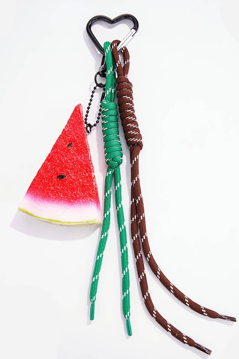 Red Watermelon Bag Charm and Keychain PC23 for wholesale on Faire0