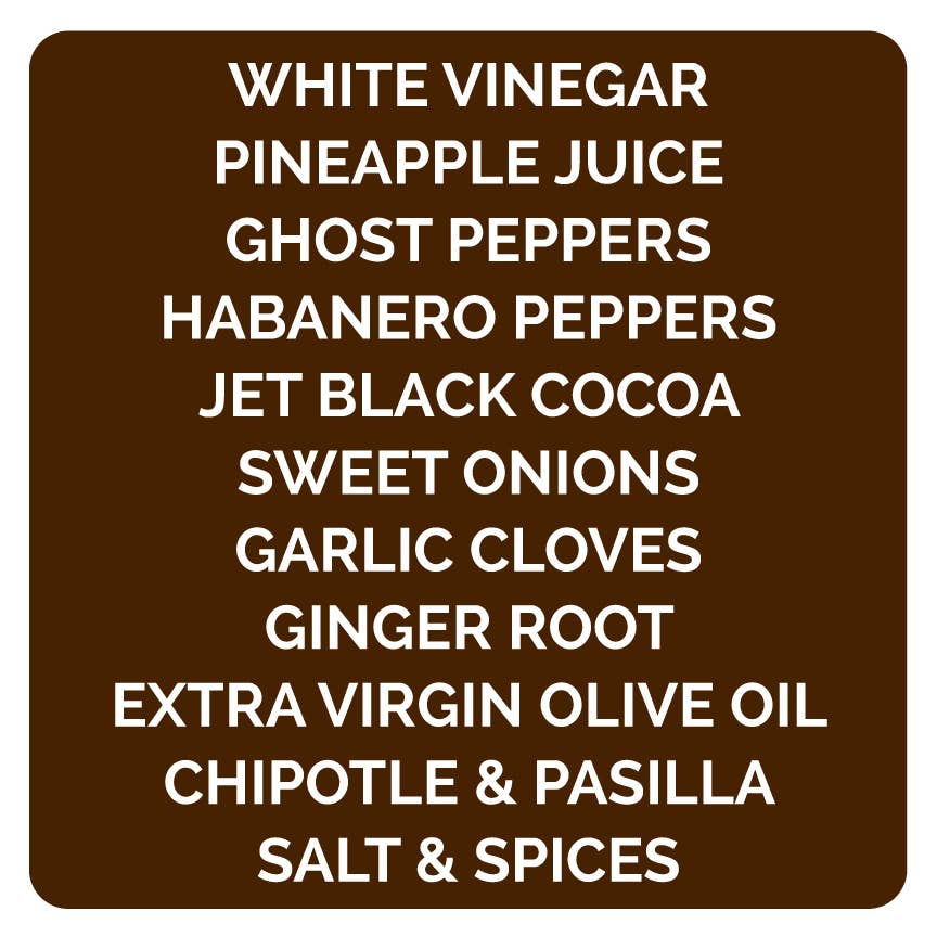 Queen Majesty Hot Sauce - Wholesale Hot Sauce - Cocoa Ghost Hot Sauce - 5oz5