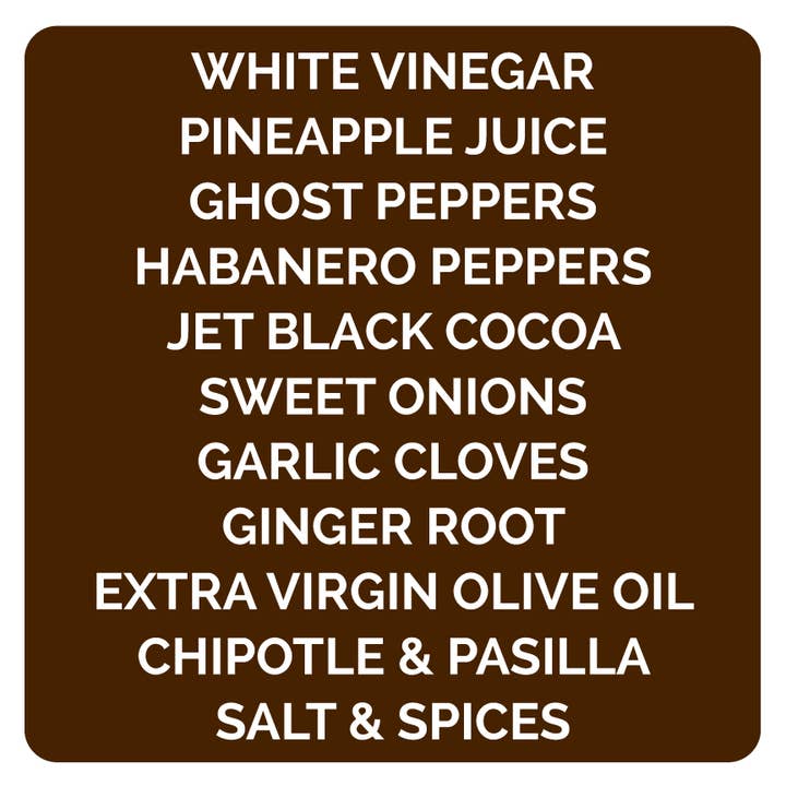 Queen Majesty Hot Sauce - Wholesale Hot sauce - Cocoa Ghost Hot Sauce - 5oz5