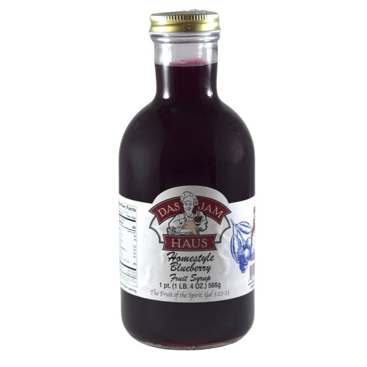 Das Jam Haus - Wholesale Gearomatiseerde siroop - Siroop met bosbessenfruit