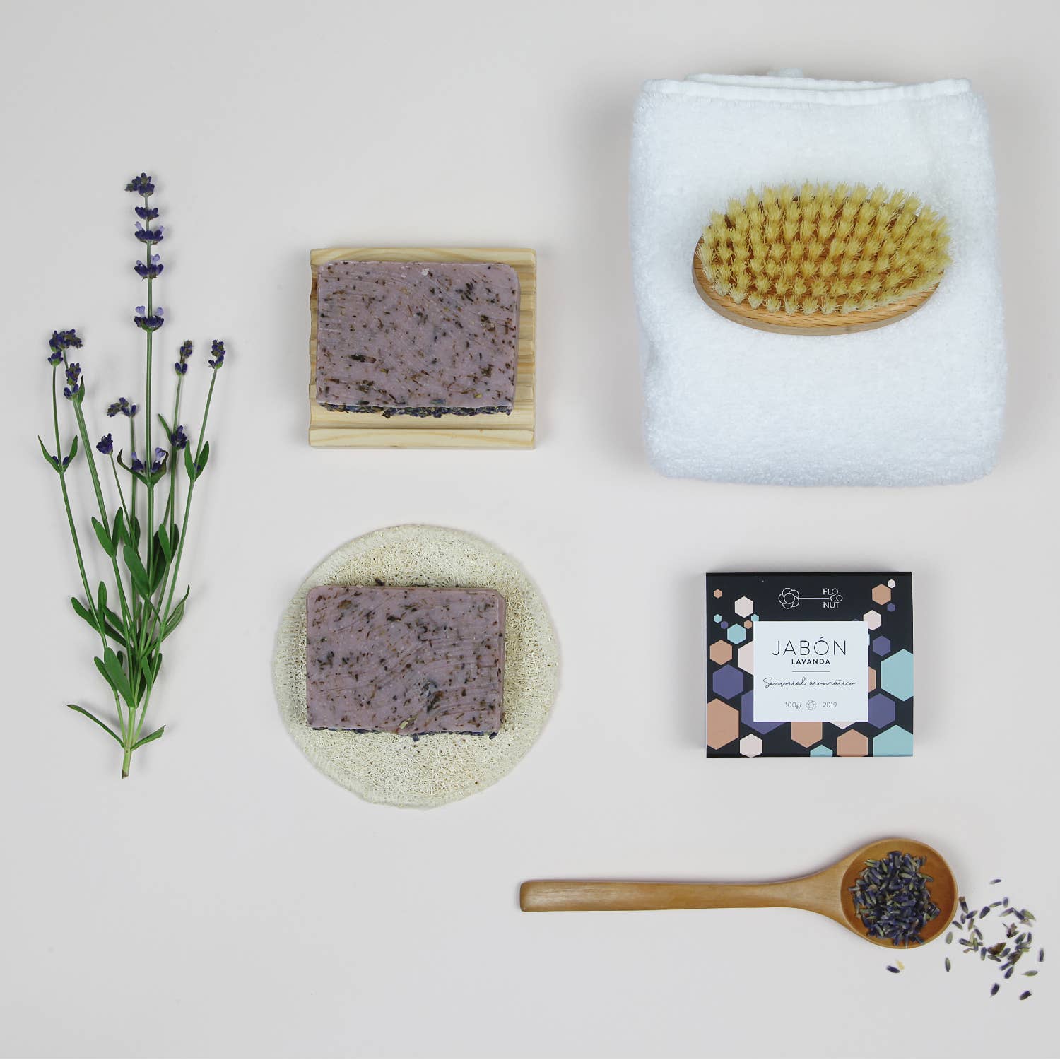 FLOCONUT - Wholesale Bar Soap - LAVENDER SOAP1