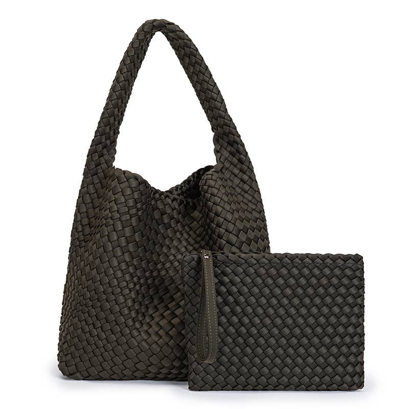 Crave by FW - Wholesale Tote Bag - Women's - Autumn Woven Neoprene Tote Bag3