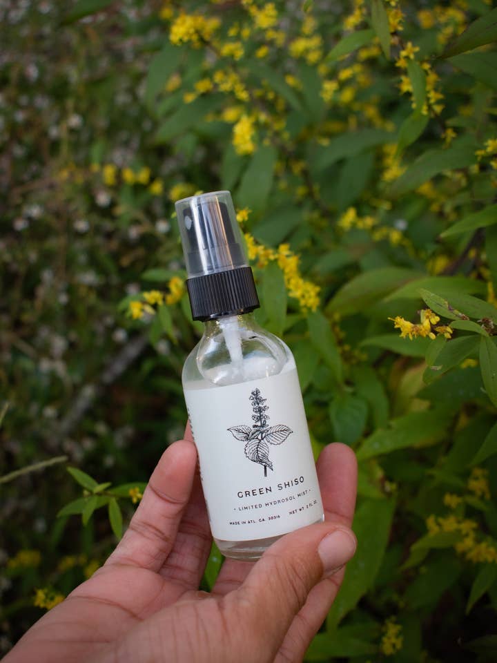 Shiso Hydrosol Mist for wholesale by Rowan + Sage