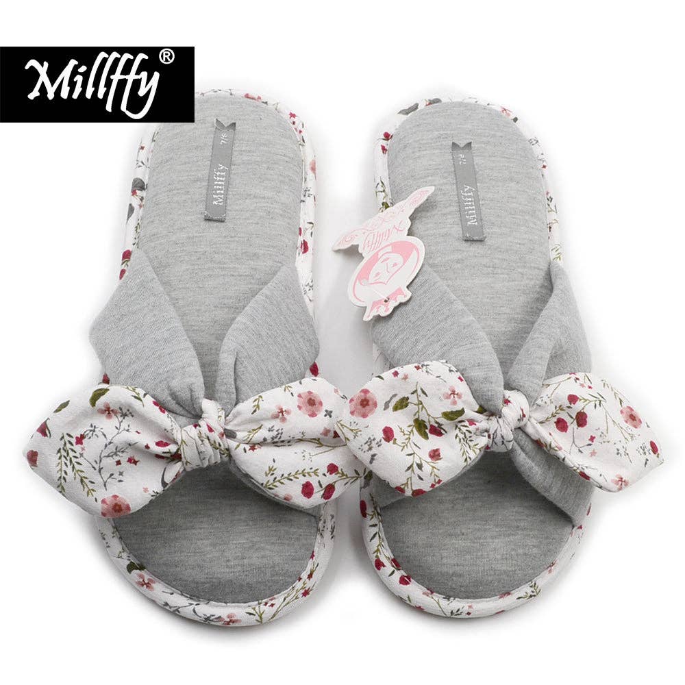 Millffy – wholesale Slippers – Women's – Millffy Summer Floral Print Cotton Slippers Japanese Yellow Daisy Flowers Ladies Thong Slippers4