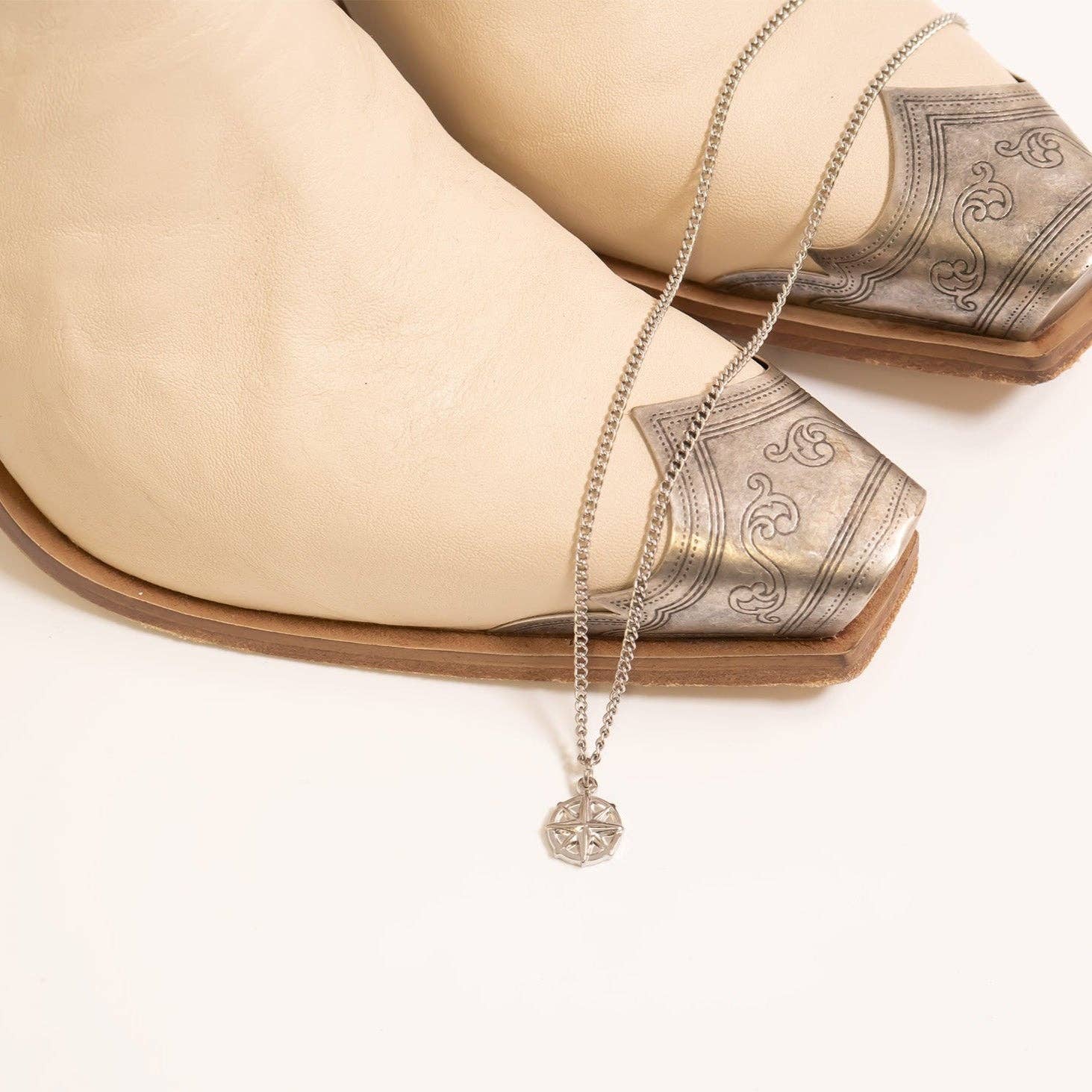 WJW - Wholesale Individual Charm/Pendant - 18K Gold PVD Stainless Steel Compass Charm11