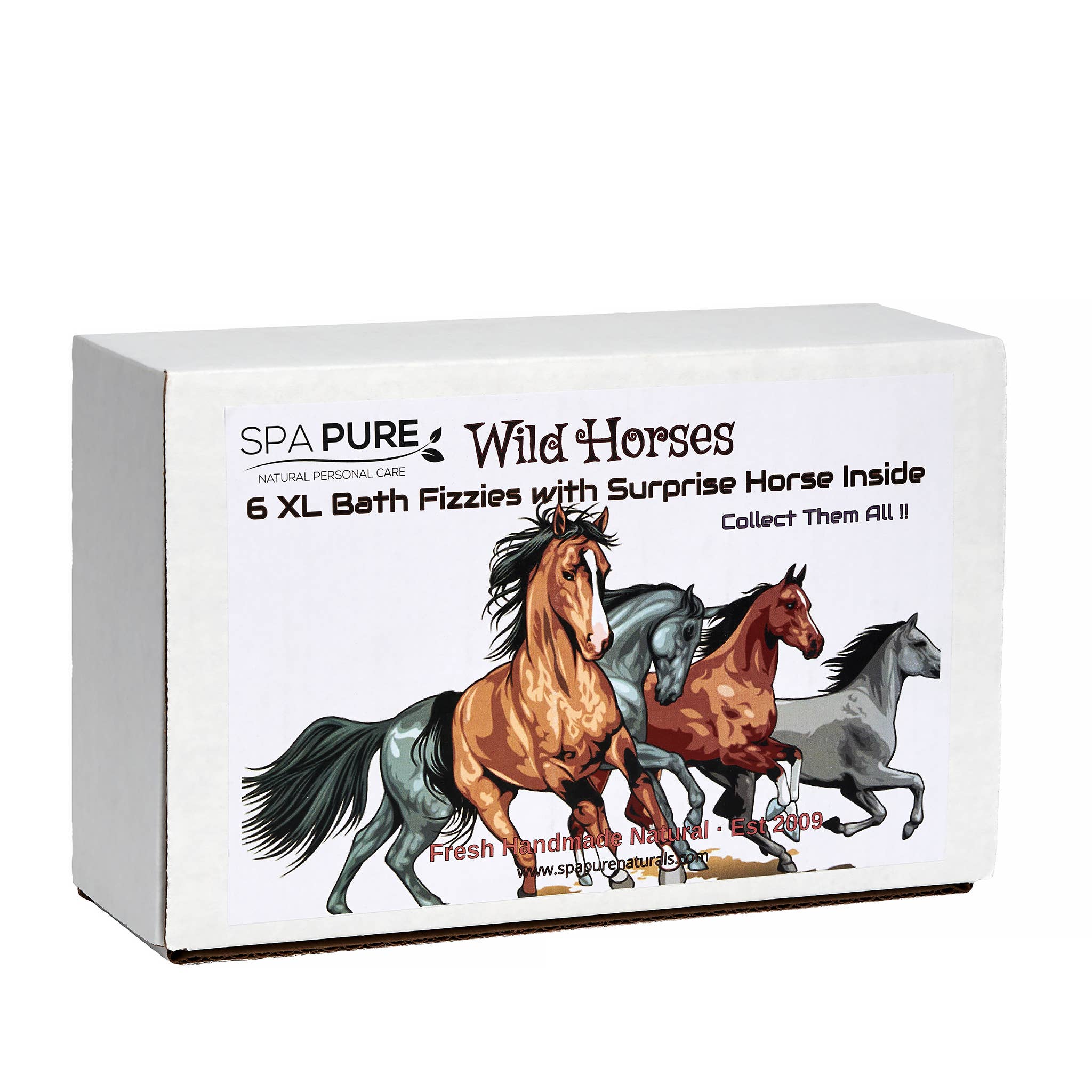 Spa Pure, inc. - Wholesale Bath Bomb/Fizz - Spa Pure WILD HORSES Bath Bombs: for kids with 6 XL bath bom3