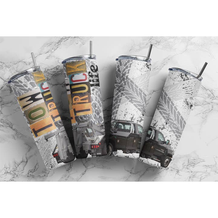 Occupation Tow Truck Life Tumbler for wholesale by FloBama Girls Wholesale