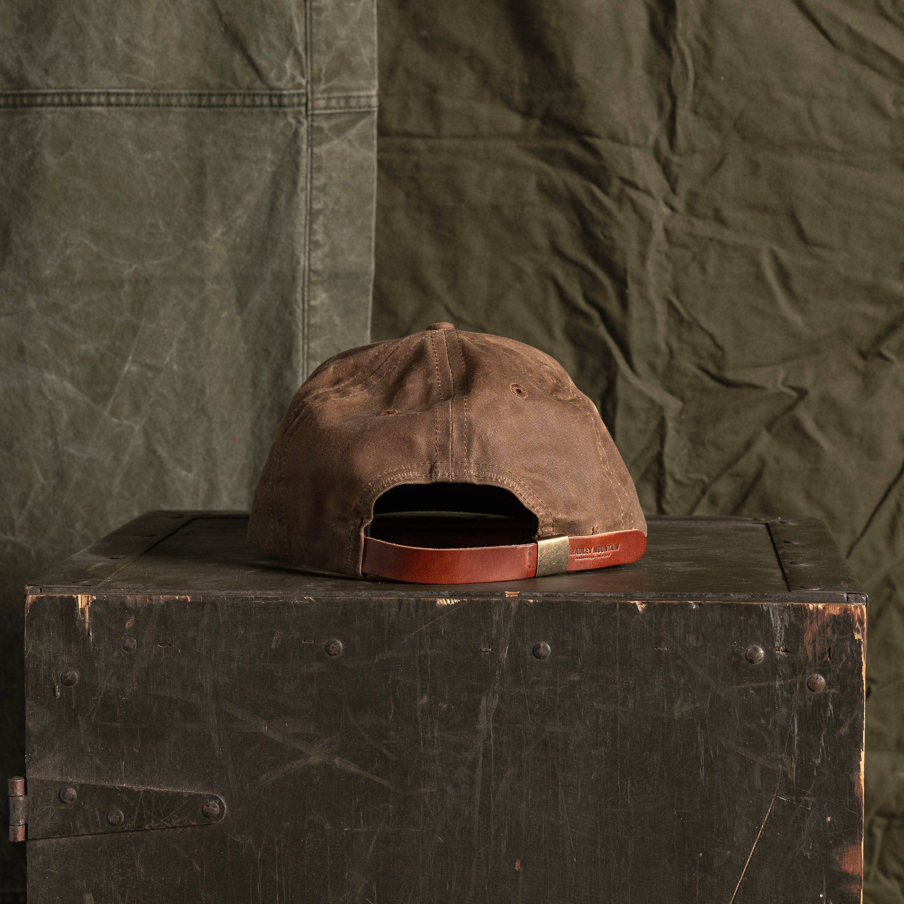 Bradley Mountain - Wholesale Baseball Cap - Men's - Chainstitch Camper Hat - Havana2