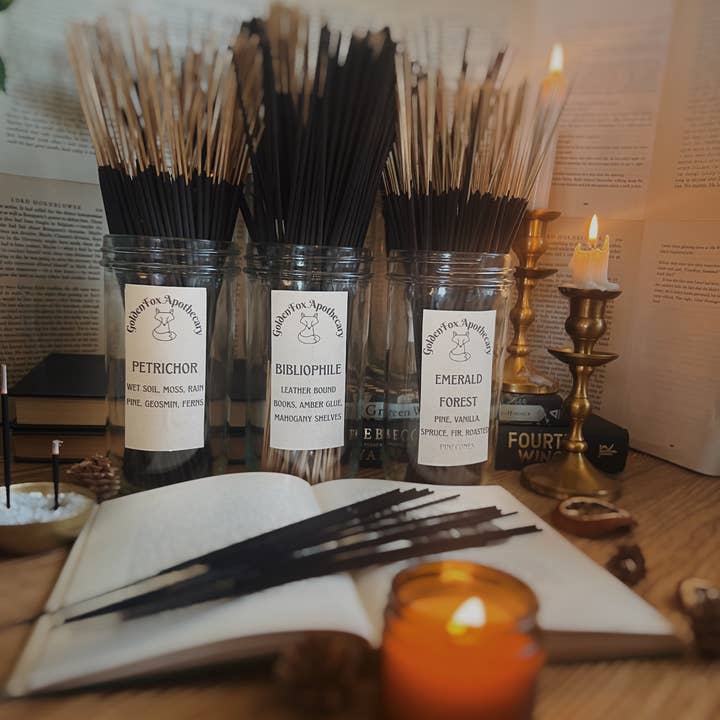 Golden Fox Apothecary - Wholesale Incense - Witchy Nature Incense | Handmade Incense Bar | Petrichor