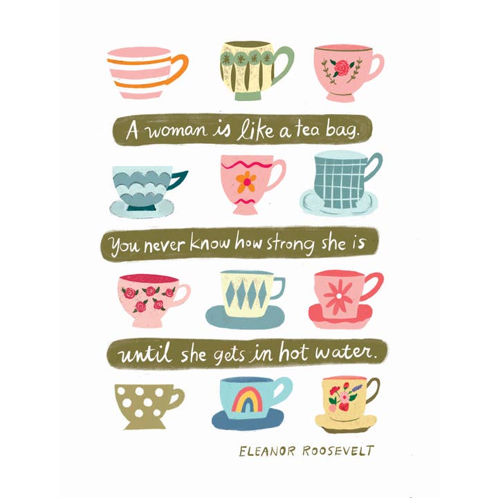 Little Desk Drawer - Wholesale Everyday Greeting Card - Eleanor Roosevelt Quote Card1