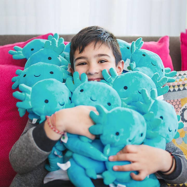 Worldwide Buddies - Wholesale Stuffed/Plush Toy - Kids & Baby - Hermelindo Axolotl Stuffed Animal Toy Gift for Kids and Baby