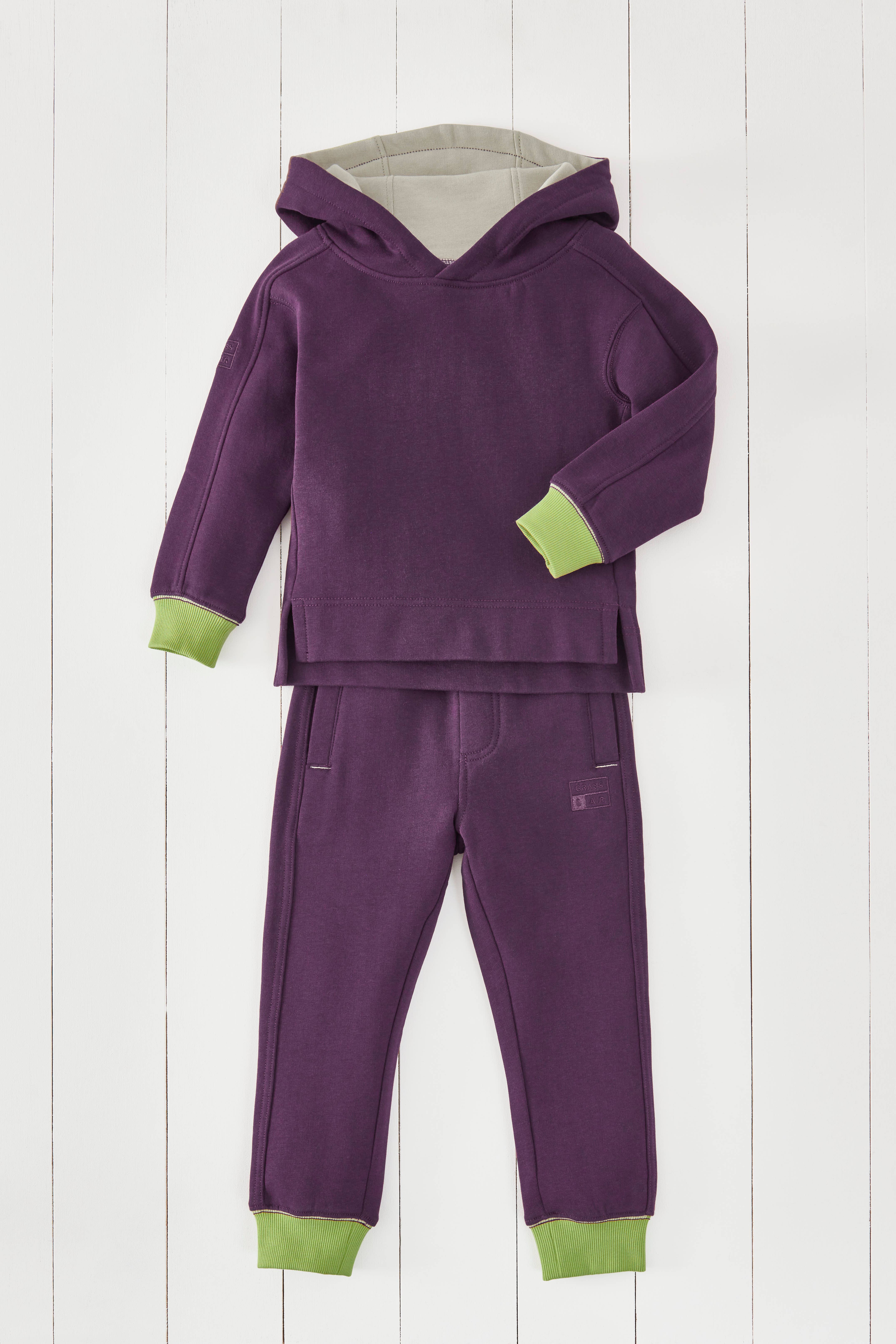 Grass & Air - Wholesale Athletic Sweatpants/Joggers - Kids - Amethyst Kids' Purple Joggers6