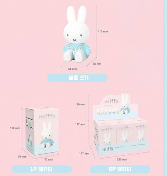 K-Wonderland – Estatueta decorativa por atacado – Suporte e Decoração de Telefone Miffy Figura em Caixa Surpresa9