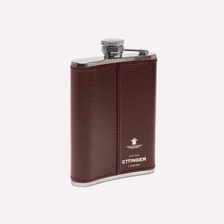 Ettinger - Wholesale Flask - Capra 6oz Leather Bound Hip Flask9