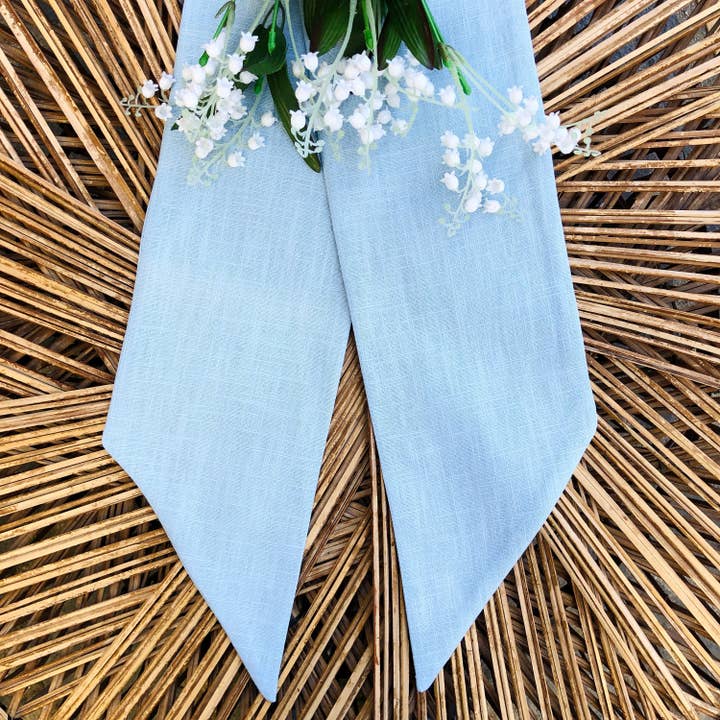Belle Linen - Wholesale Wreath - 100% Premium Quality Linen Blank Wreath Sash5