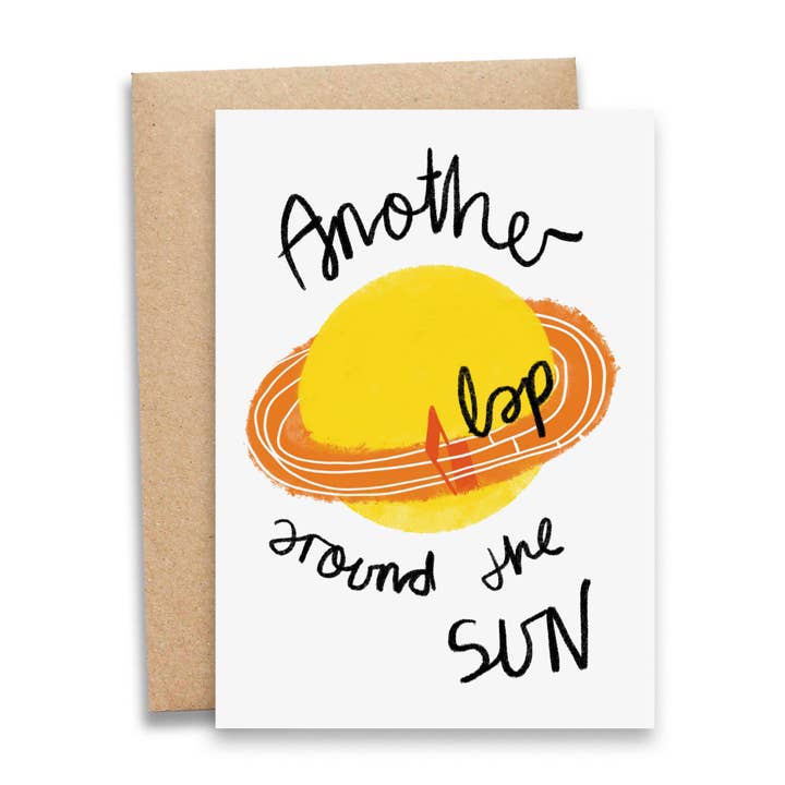 Debmon Design - Wholesale Birthday Card - Another Lap Around The Sun | Birthday Card