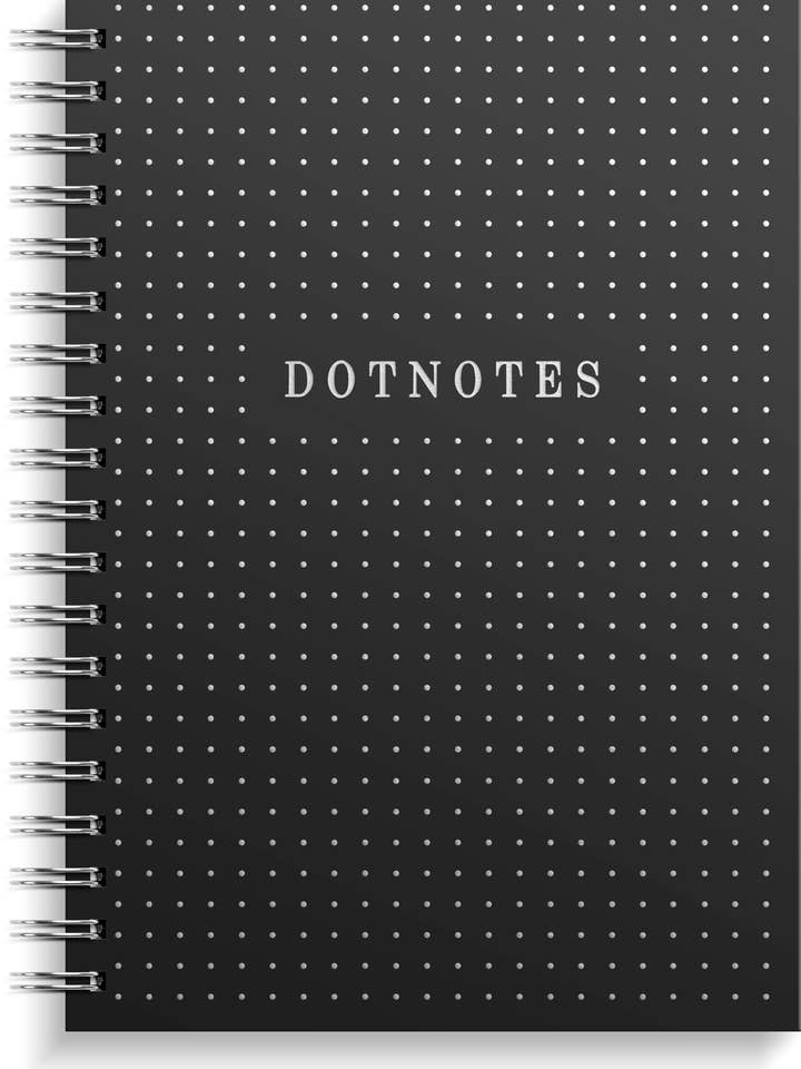 DotNotes B5 zwart voor wholesale door Burde Publishing AB