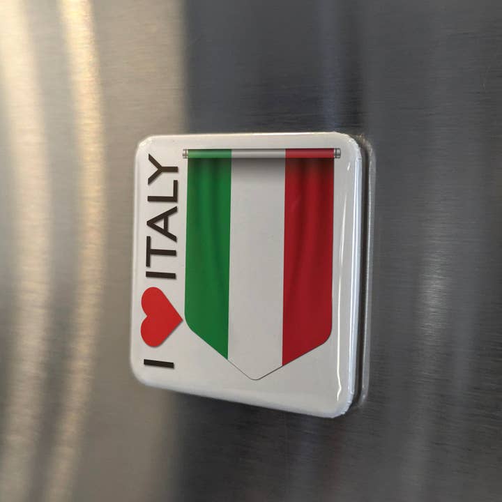 PhiloPerse – Íman por atacado – Íman de Frigorífico Eu Amo Itália