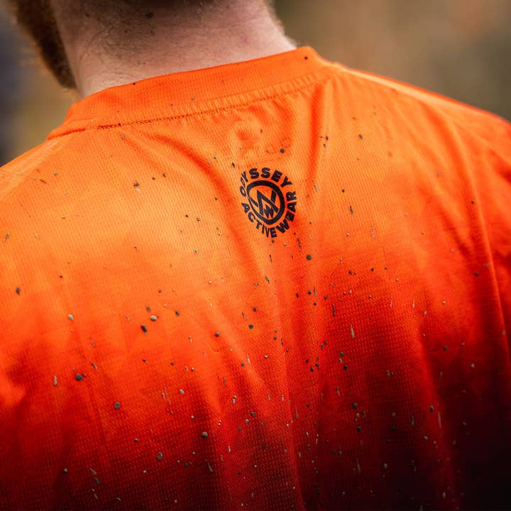 Odyssey Activewear – wholesale Athletic top – men's – Triangulation Molten Long Sleeve MTB Jersey