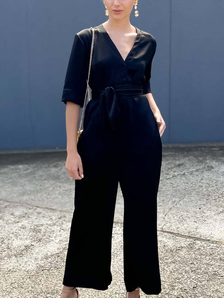 Combinaison Hoss Kyoto - Noire pour la vente par HOSS