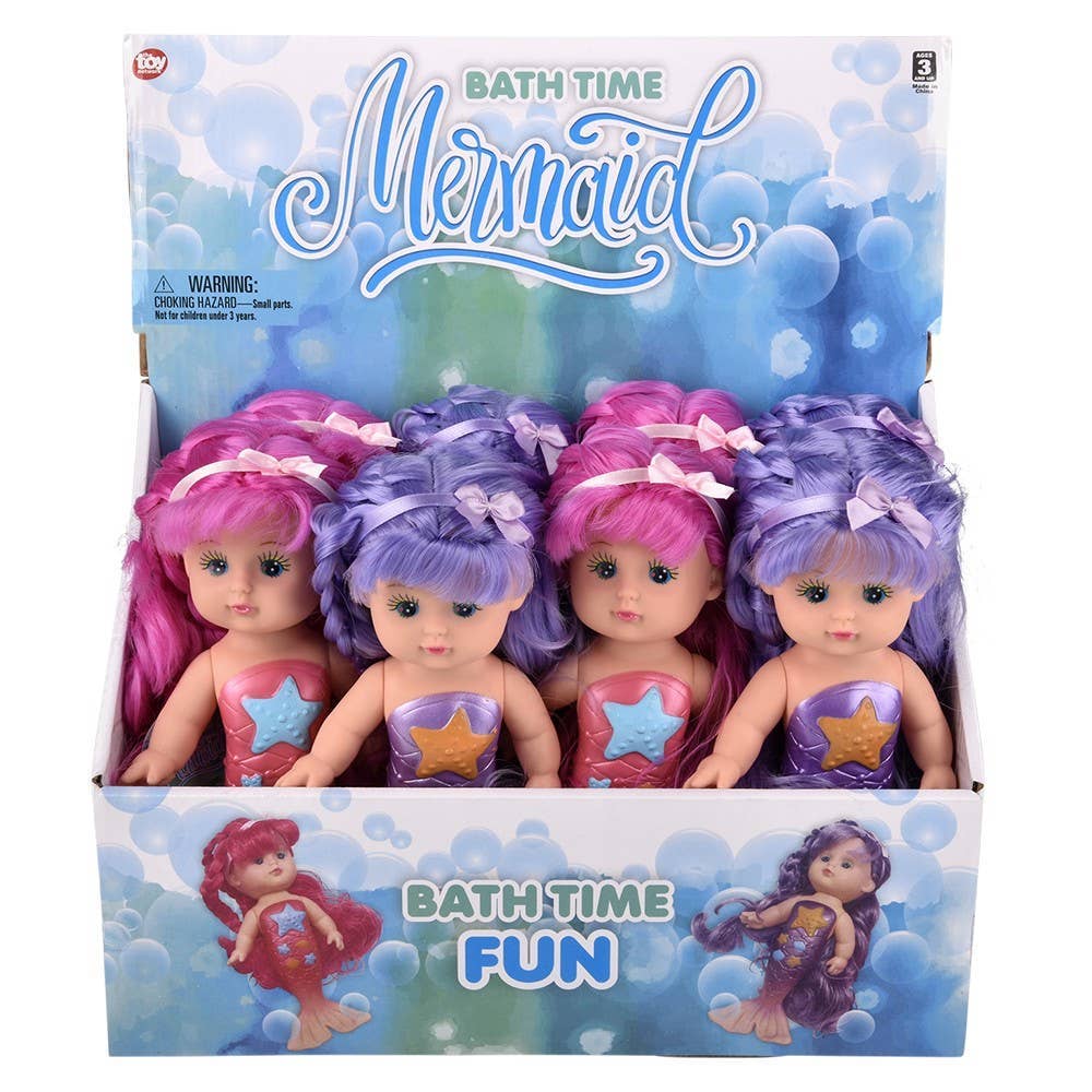 La Luna Bella - Toys - Wholesale Doll - Kids - 9" Bath Time Mermaid Doll - LLB Toys3