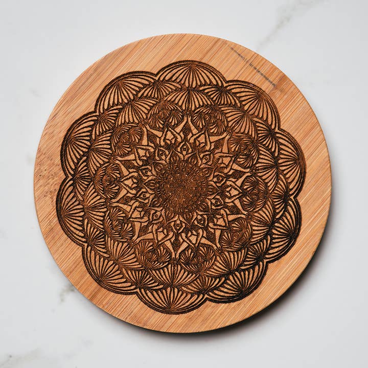 Prayers Coaster for wholesale by Dom Chi Designs