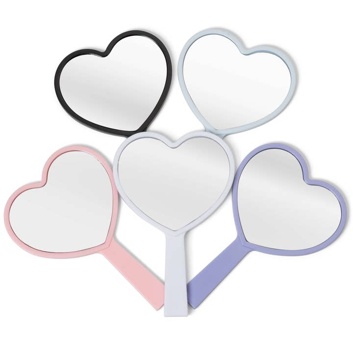 Håndholdt hjerteformet spejl (12 stk./kasse) for engroshandel hos Kawaii Slime Company