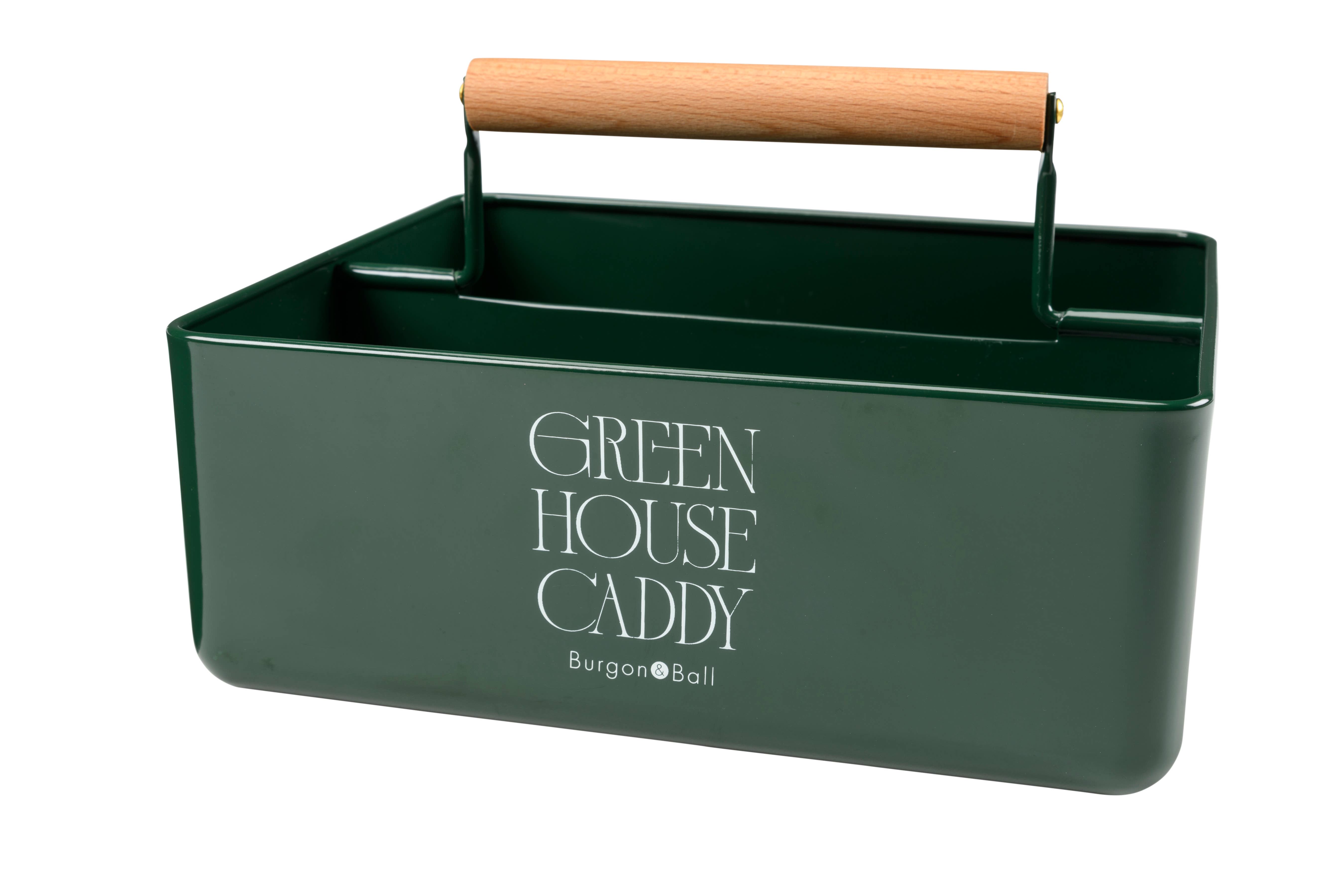 Burgon and Ball – wholesale Garden tool – NEW Greenhouse Caddy - Heritage Green FSC 100%2
