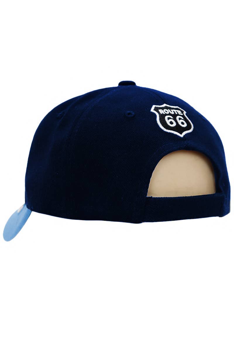 Cap Zone - Wholesale Baseball Cap - Women's - Route 66 The Mother Road Arc Logo Acrylic Baseball Cap7