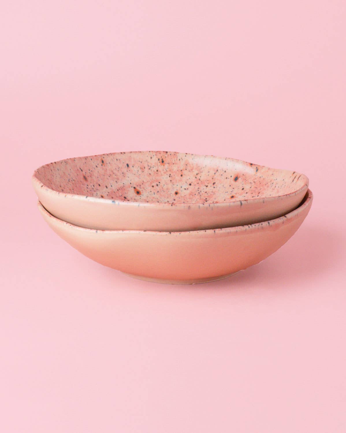 Alfar Tierra Cocida - Wholesale Charger Plate - Handmade Artisanal Stoneware Deep Plate 18cm - Blush Edit4