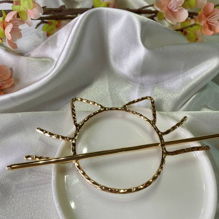 LadyJuneAccessories – Engroshandel Hårspænde - Dame – Hårbolleholder, Kattehårgaffel, Statement Updo Bun Maker4